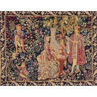 Gobelin tapisserie Dame à l'orgue